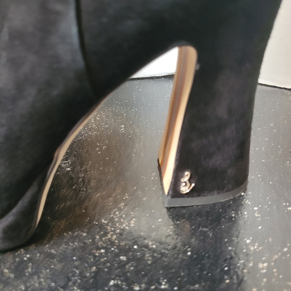 Sam Edelman Jaye Blockheel Bootie Black - Picture 8 of 8